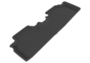 Honda Civic Coupe Floor Mat - Rear - 3D MAXpider - Kagu - Carbon Fiber Embossed Pattern - Black - `06-`11